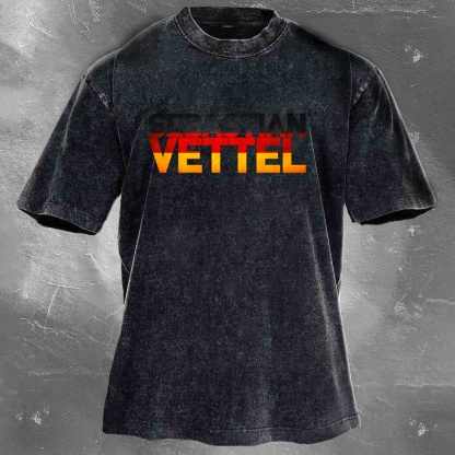 Racing Legend Vintage Cotton Washed T-Shirt 034