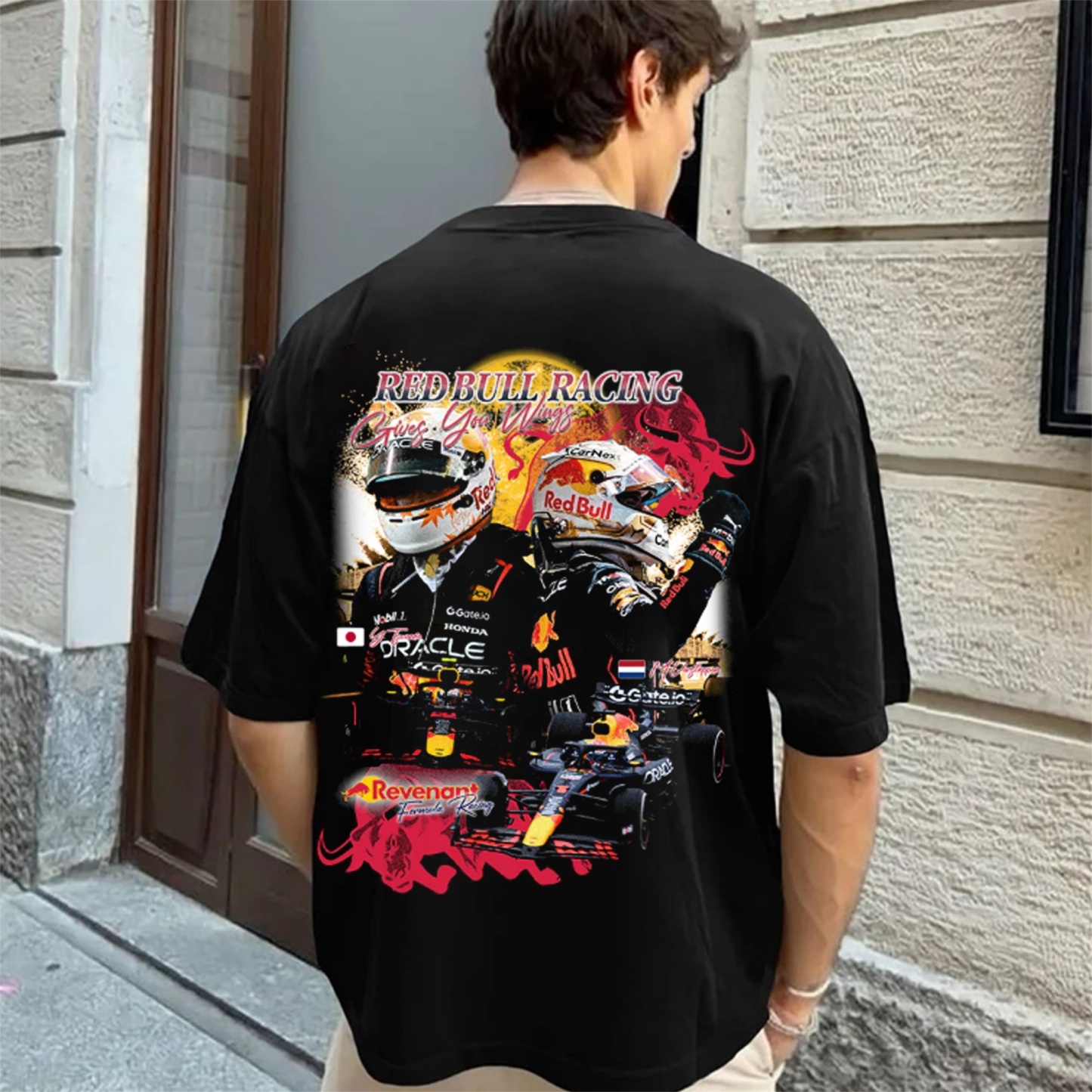 Super Race Team Print Pure Cotton Casual T-Shirt 03