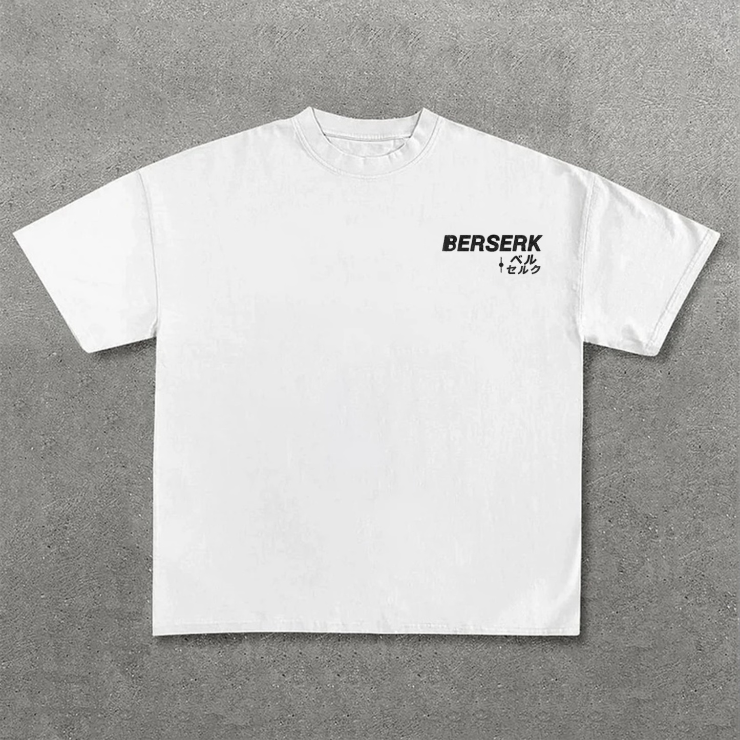 Dark Anime Print Pure Cotton Casual Short Sleeves 03