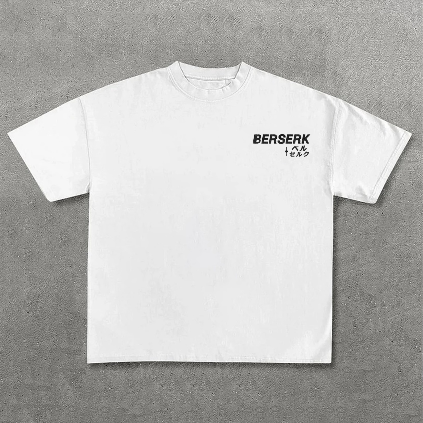 Dark Anime Print Pure Cotton Casual Short Sleeves 03