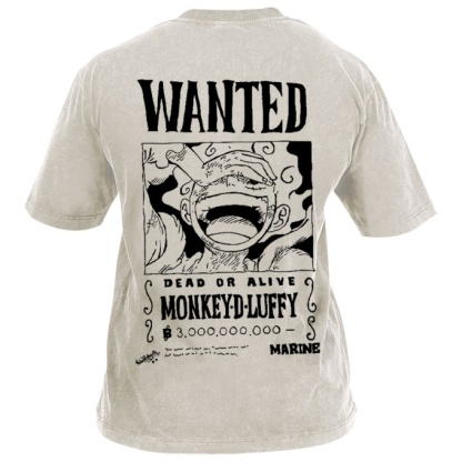 Classic Popular Anime Print Retro Washed Short Sleeves 06