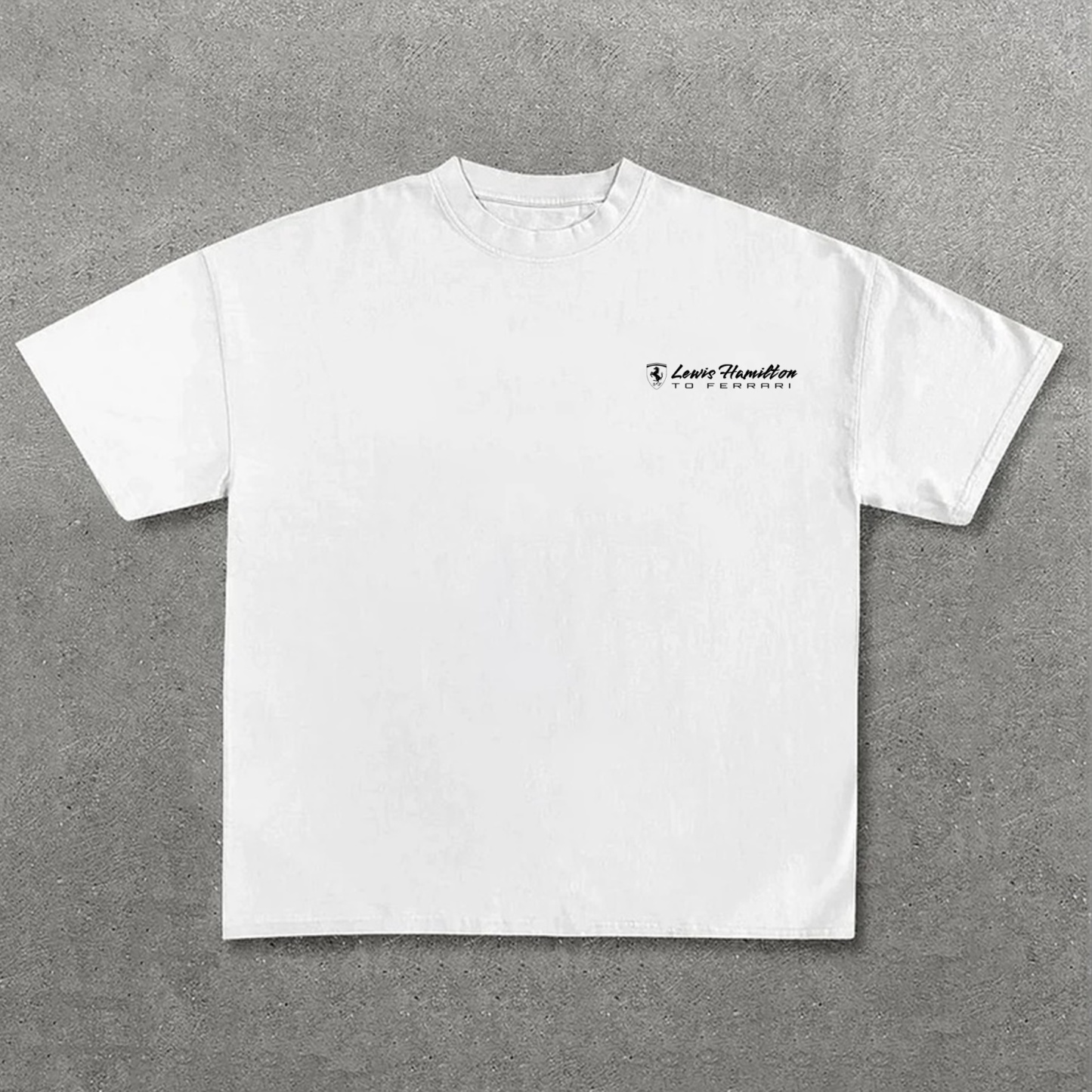 Popular Racing Driver Print Pure Cotton Casual T-Shirt 20