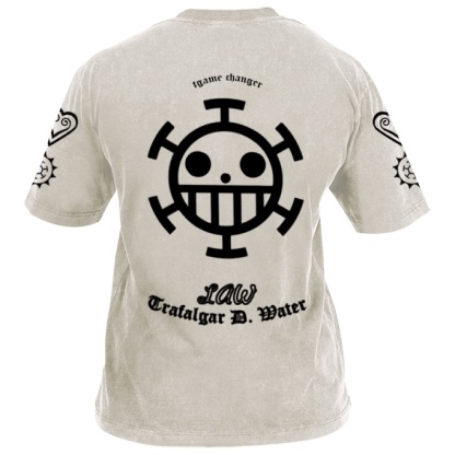 Classic Popular Anime Print Retro Washed Short Sleeves 02