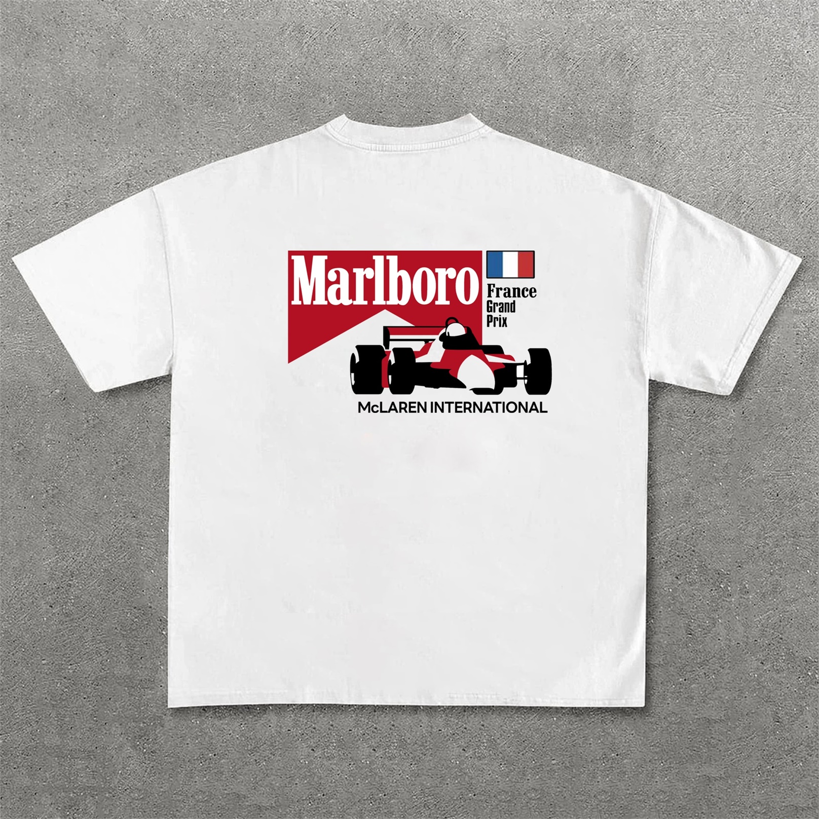 Legendary Racing Driver Aryton Senna Street Print Cotton T-Shirt 06