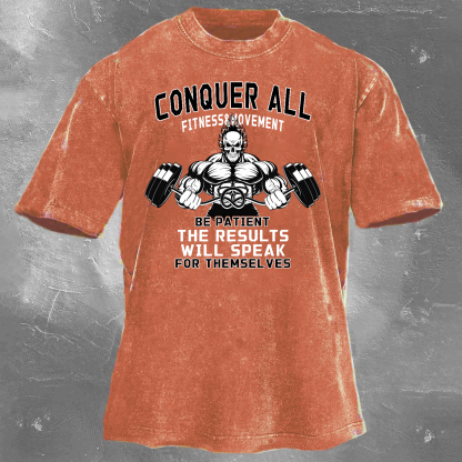 The Results Will Speak Unisex Vintage Washed T-Shirt