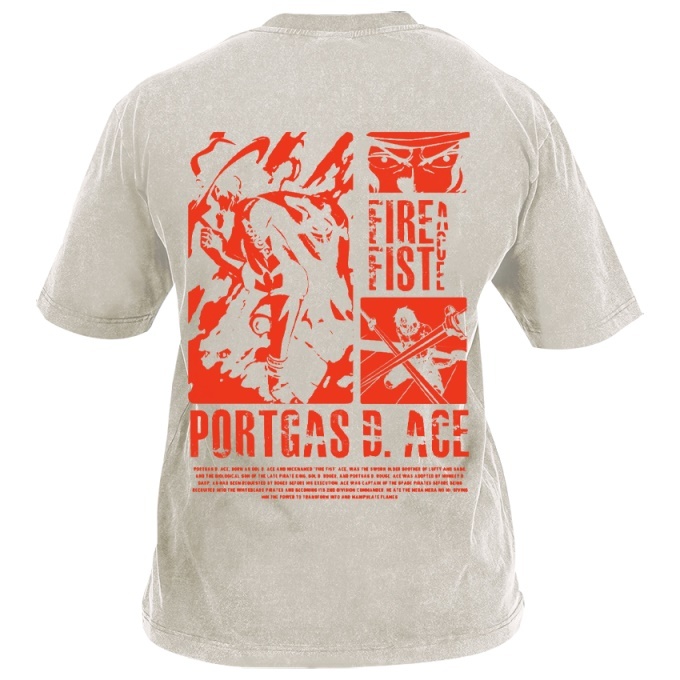 Classic Popular Anime Print Retro Washed Short Sleeves 03