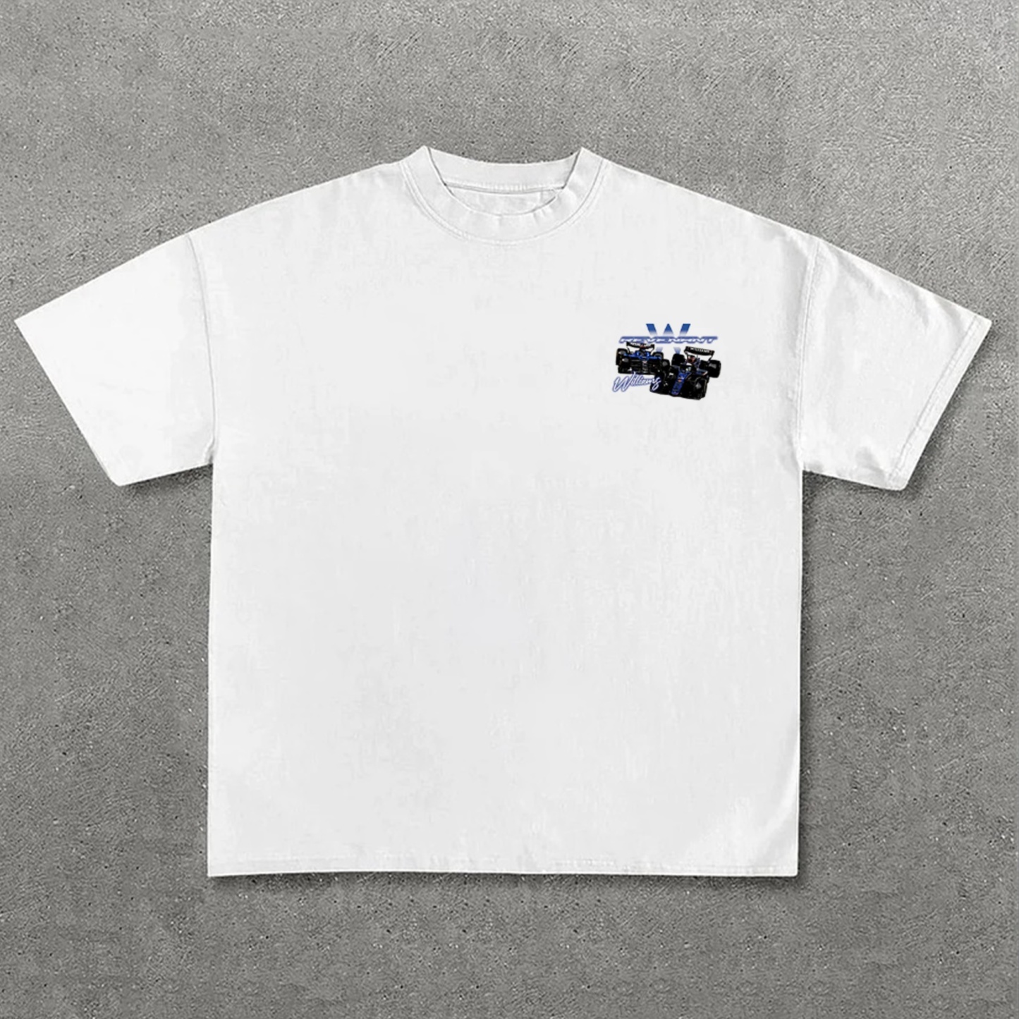 Super Race Team Print Pure Cotton Casual T-Shirt 05