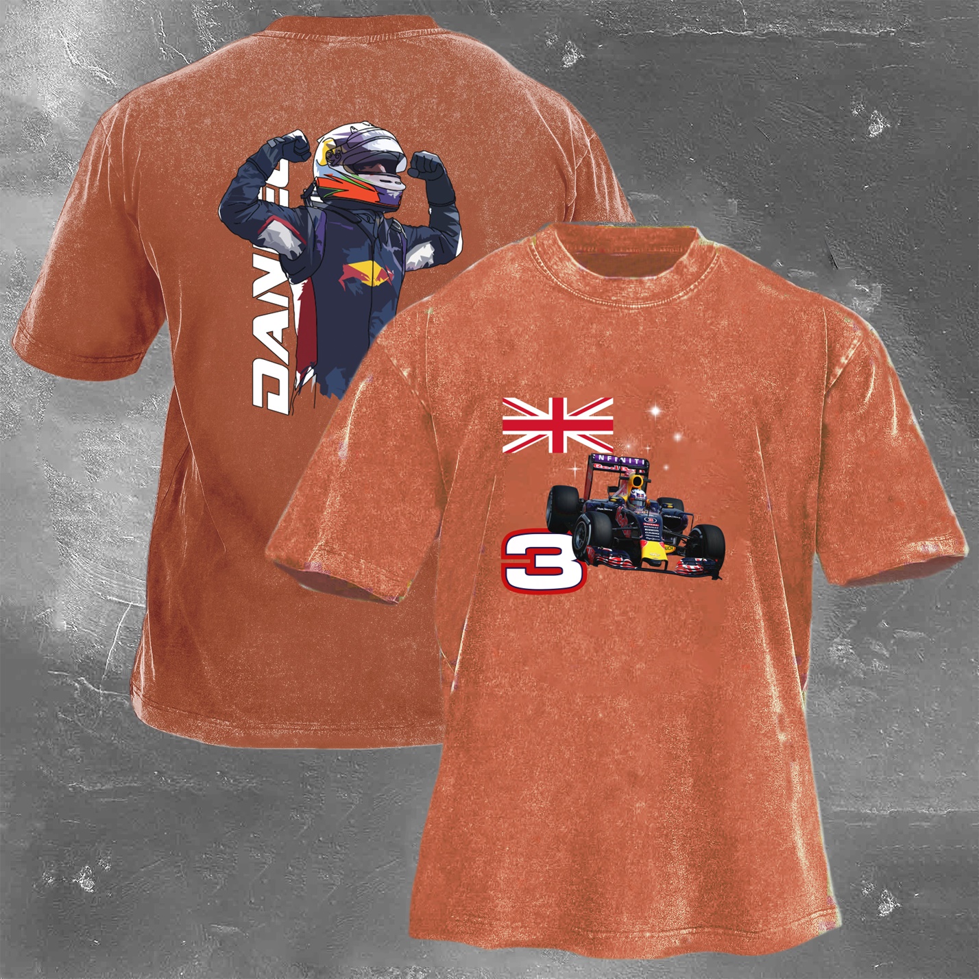 Racing Legend Vintage Cotton Washed T-Shirt 024