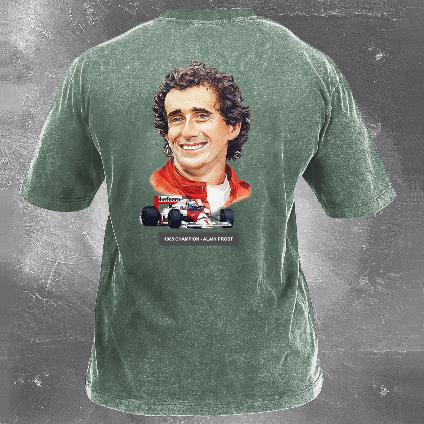 Racing Legend Vintage Cotton Washed T-Shirt 041