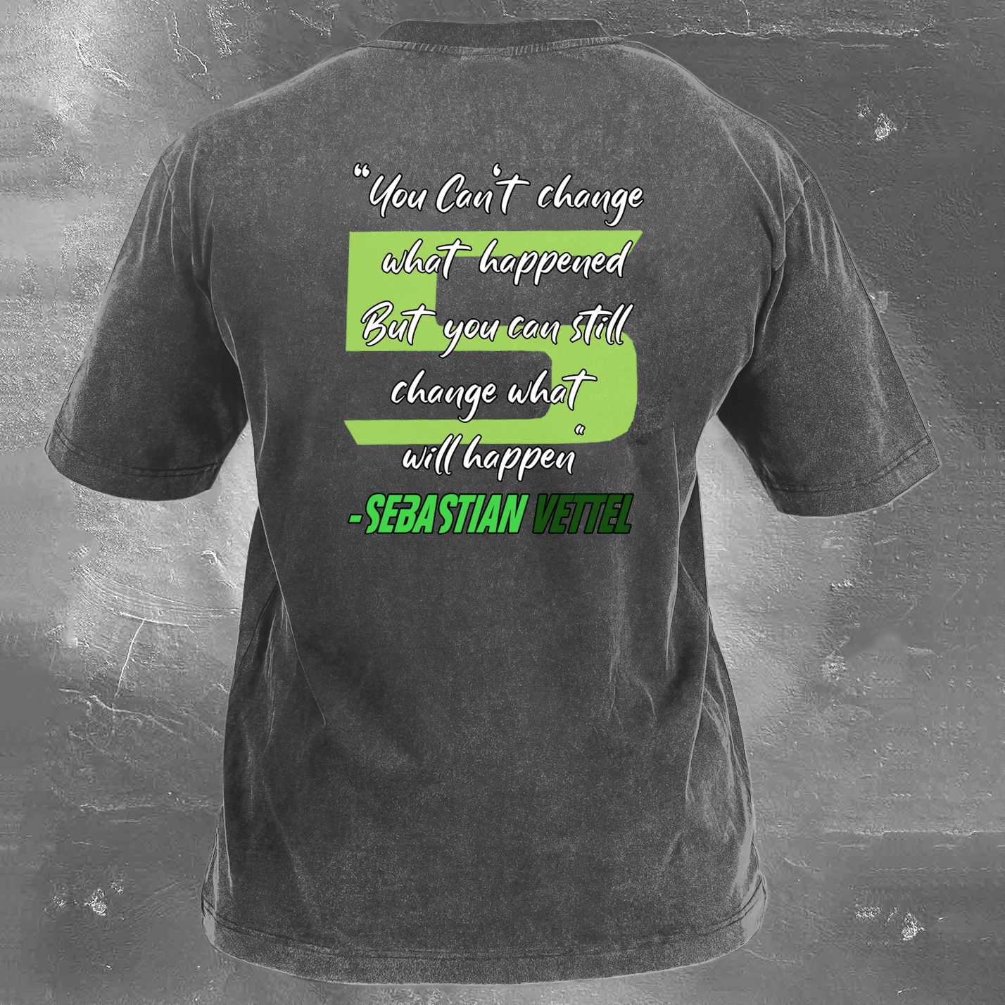 Racing Legend Vintage Cotton Washed T-Shirt 035