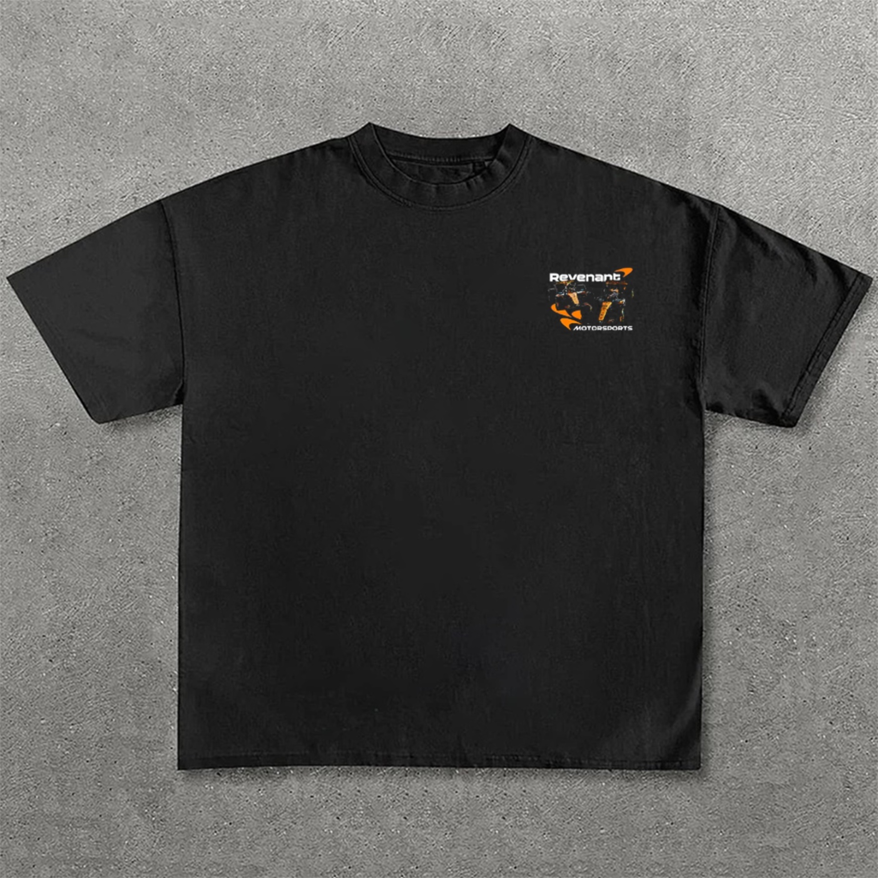 Super Race Team Print Pure Cotton Casual T-Shirt 04