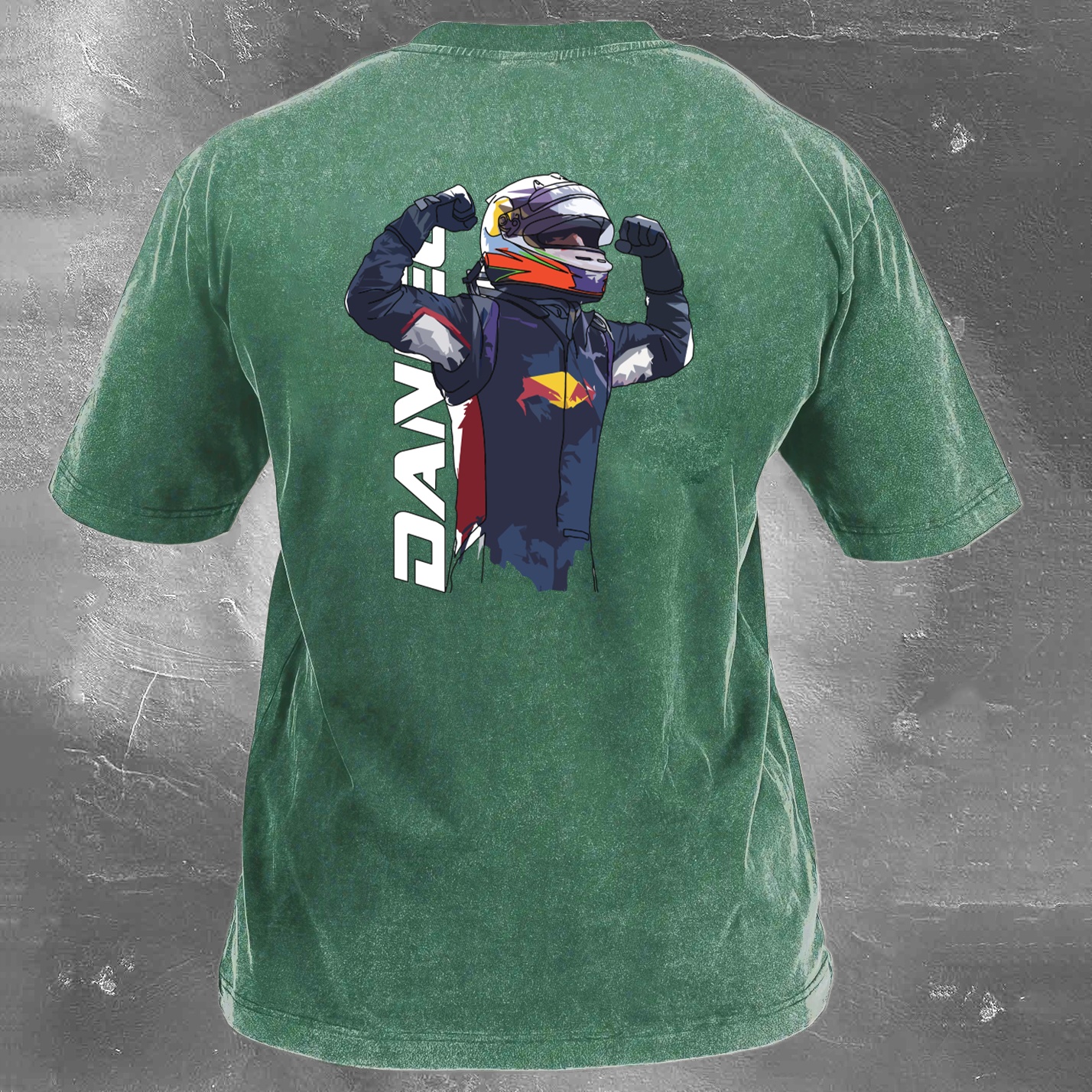 Racing Legend Vintage Cotton Washed T-Shirt 024