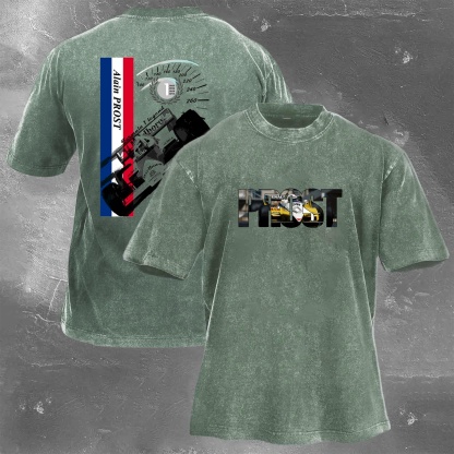 Racing Legend Vintage Cotton Washed T-Shirt 028