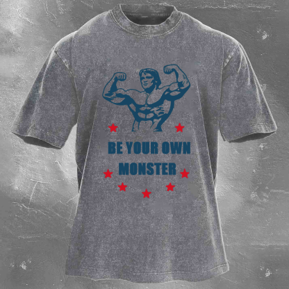 BE YOUR OWN MONSTER Unisex Washed T-shirt