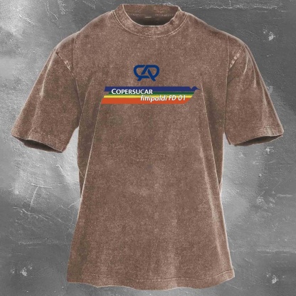 Racing Legend Vintage Cotton Washed T-Shirt 027