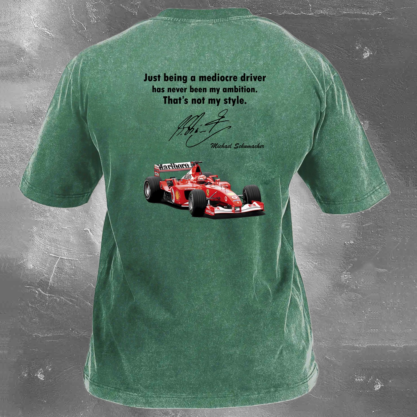 Racing Legend Vintage Cotton Washed T-Shirt 020