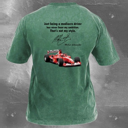 Racing Legend Vintage Cotton Washed T-Shirt 020