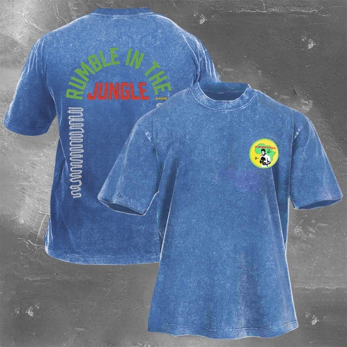 Muhammad Ali Printed Washed Retro Casual Short Sleeves 05