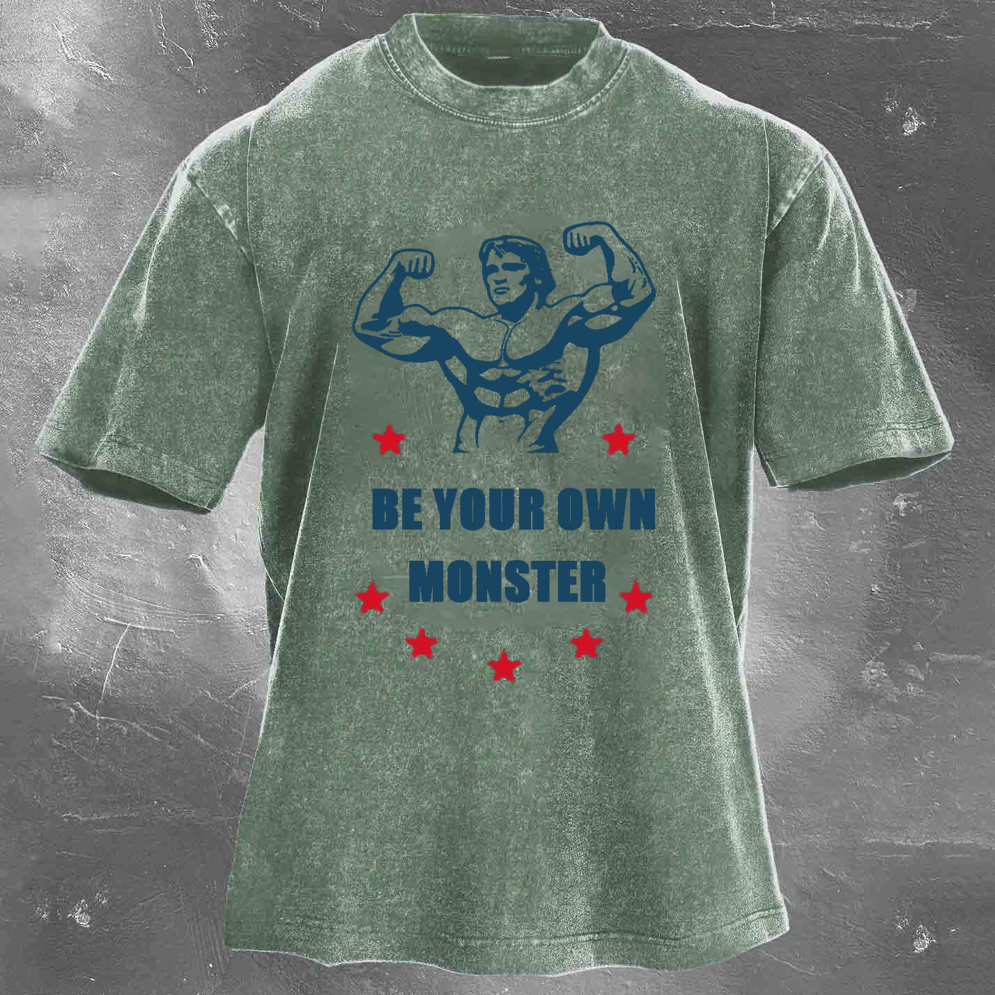 BE YOUR OWN MONSTER Unisex Washed T-shirt