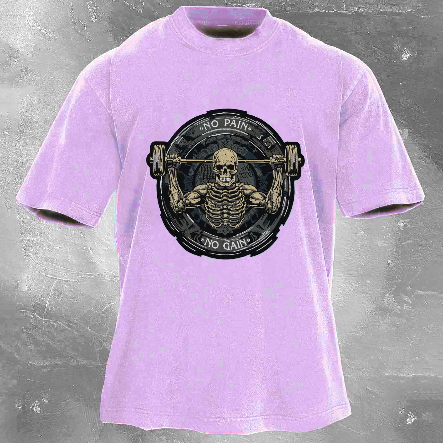 NO PAIN NO GAIN Men's Washed T-shirt