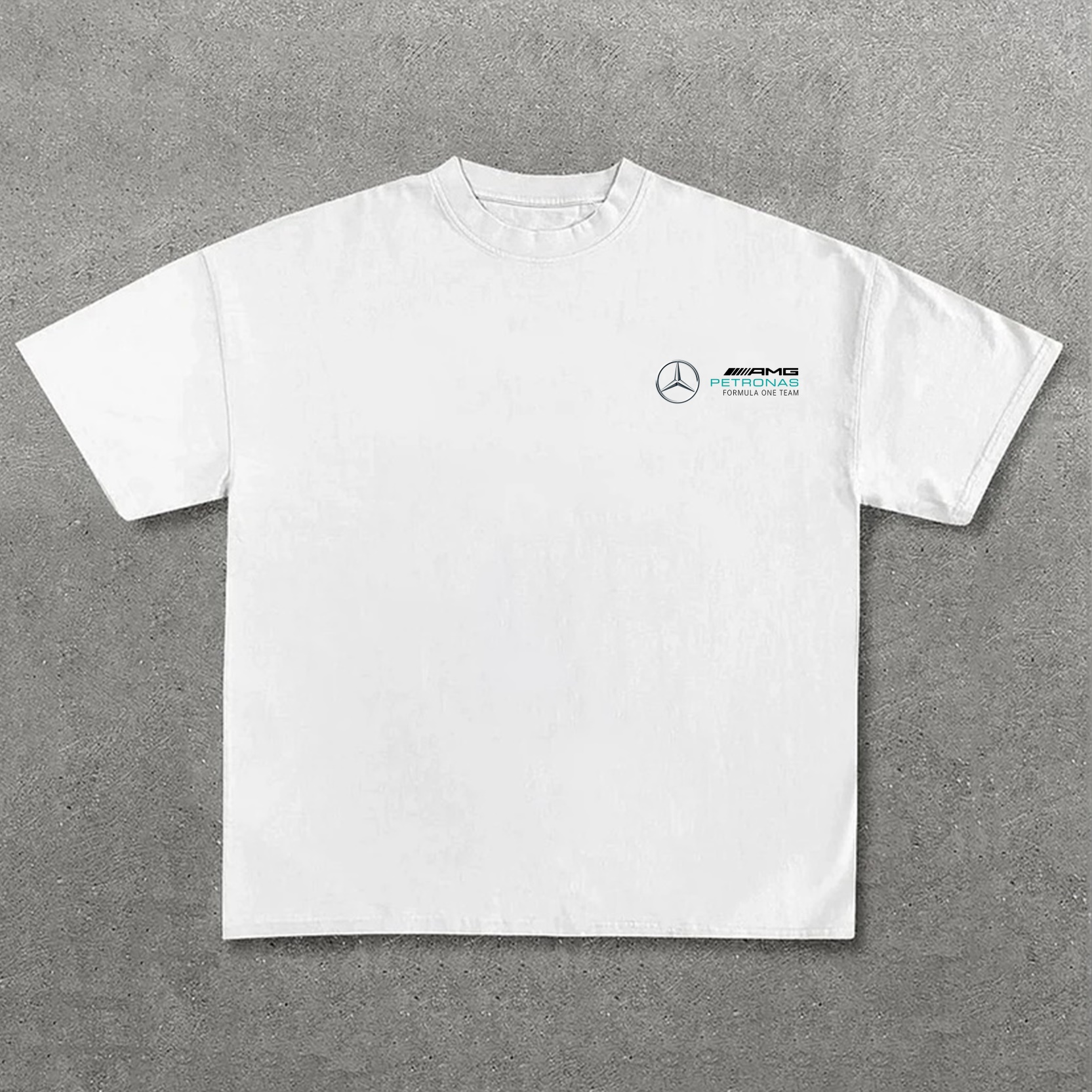 Popular Race Team Street Print Pure Cotton Casual T-Shirt 01