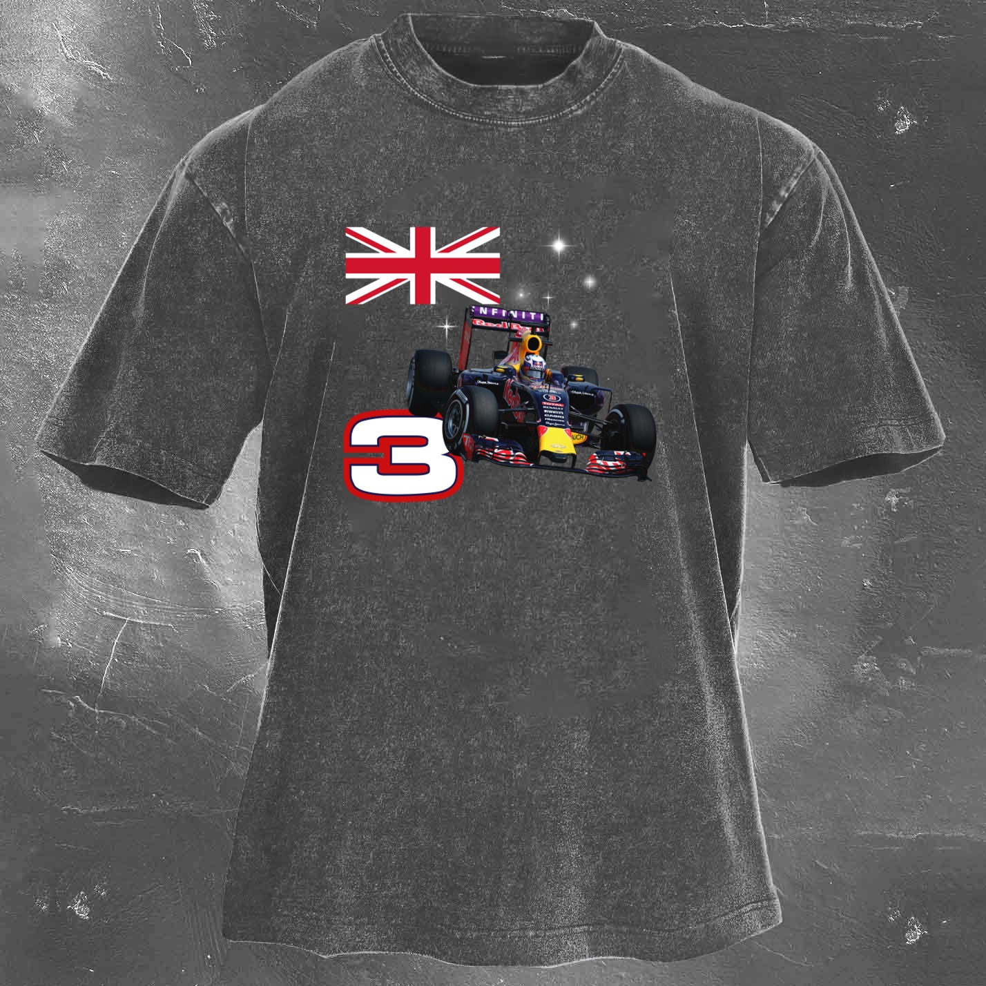 Racing Legend Vintage Cotton Washed T-Shirt 040