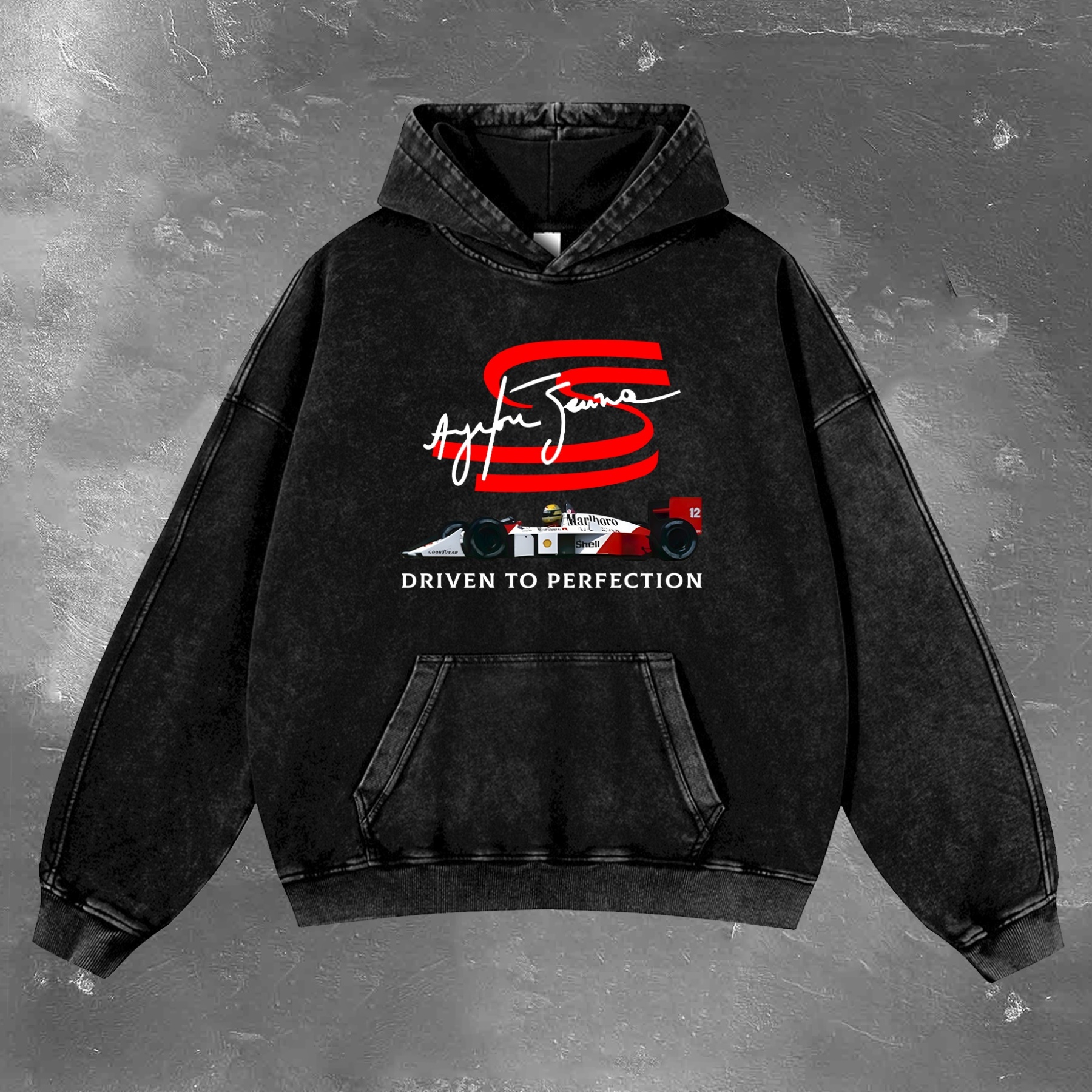 Racing Legend Vintage Washed Hoodie 10