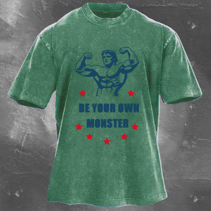 BE YOUR OWN MONSTER Unisex Washed T-shirt