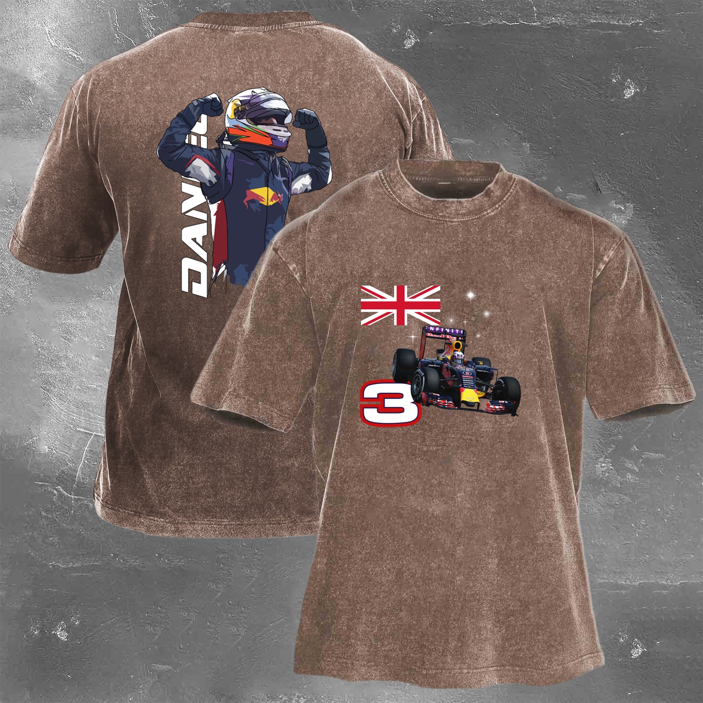Racing Legend Vintage Cotton Washed T-Shirt 024