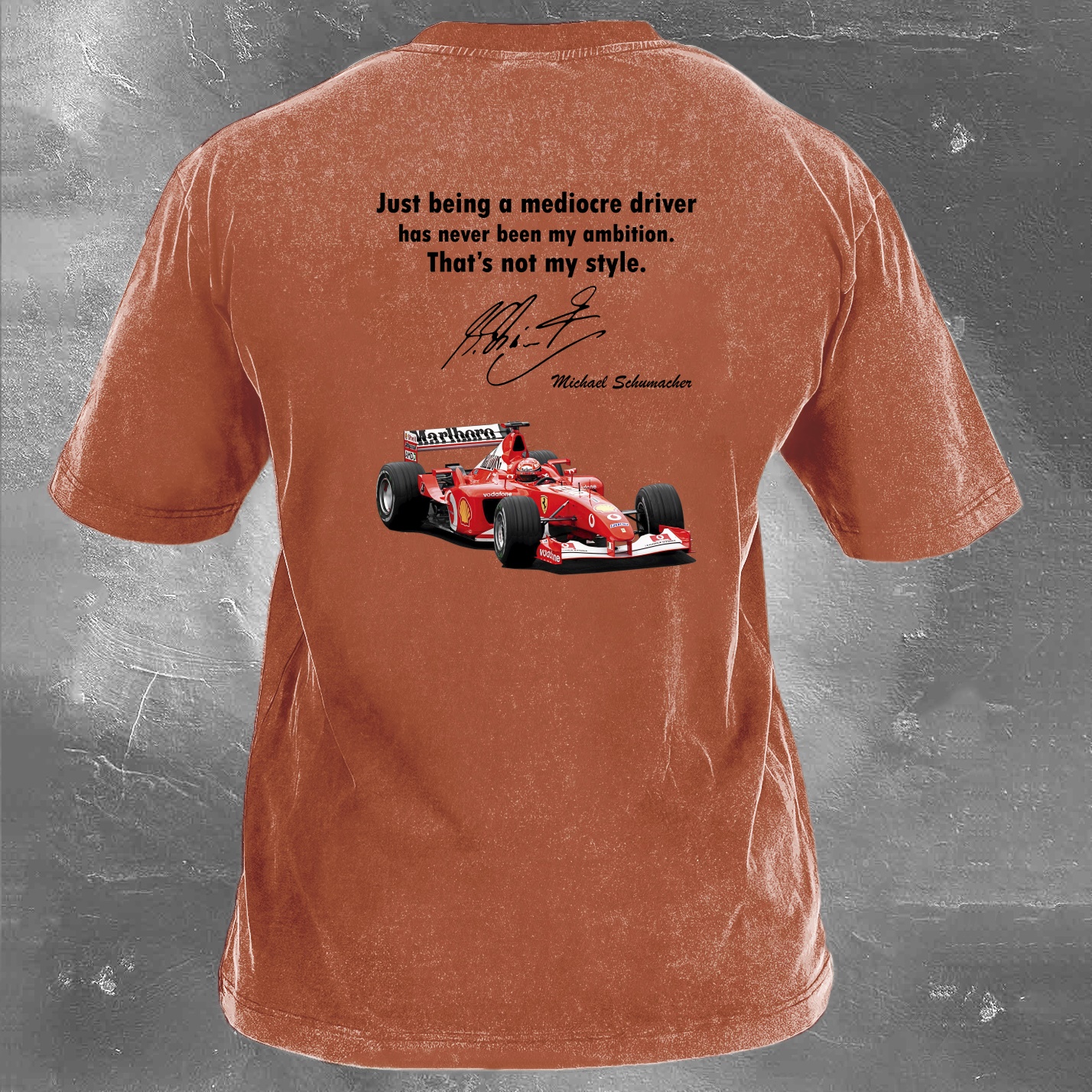Racing Legend Vintage Cotton Washed T-Shirt 020