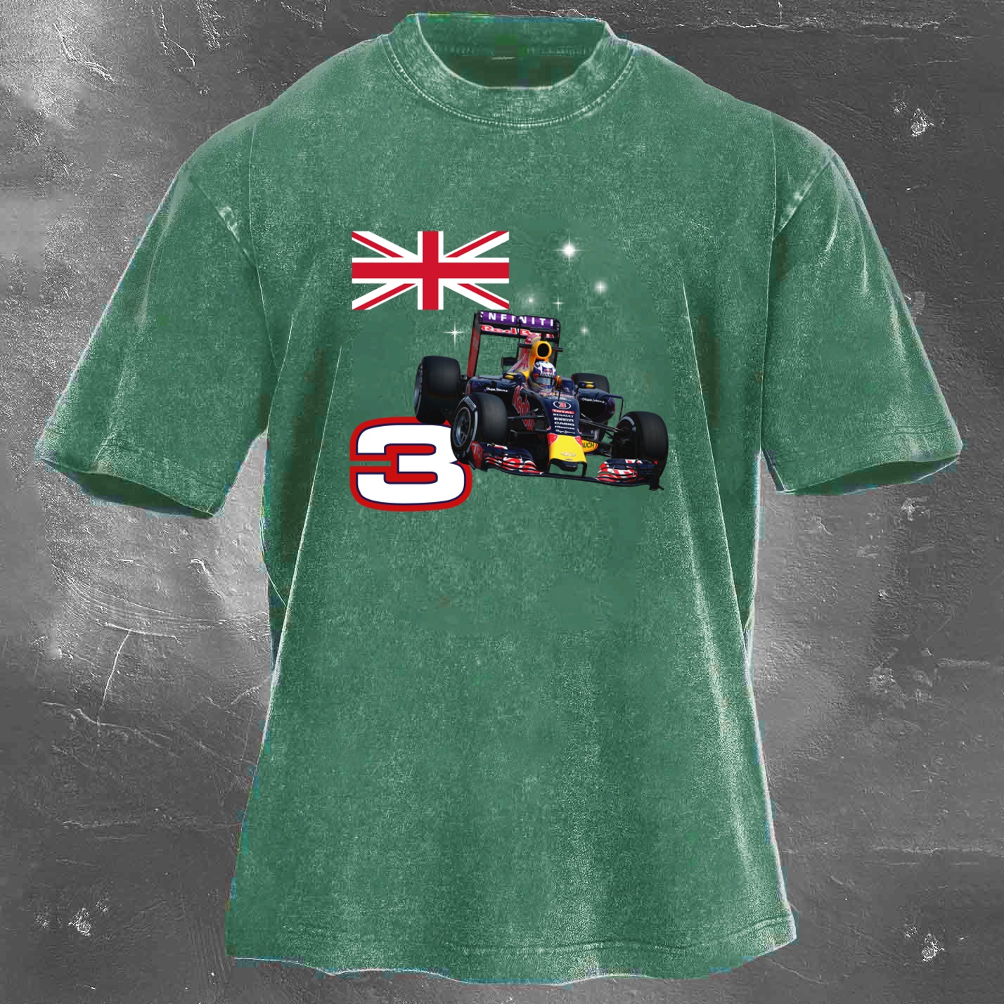 Racing Legend Vintage Cotton Washed T-Shirt 040