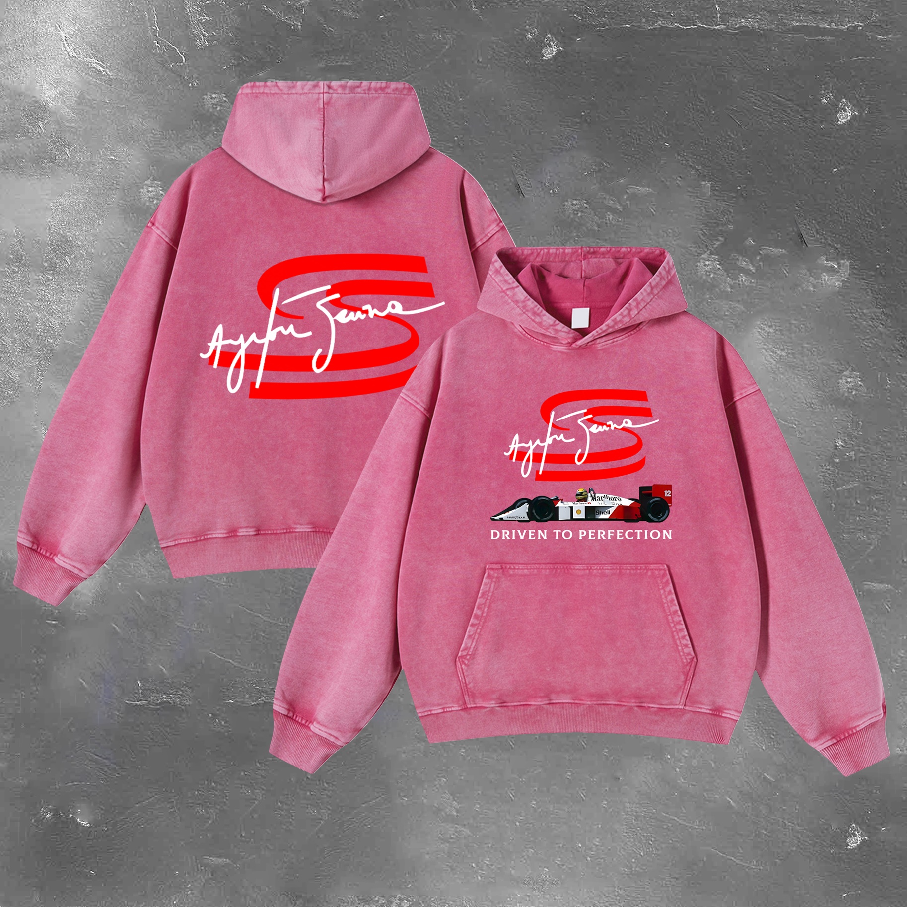 Racing Legend Vintage Washed Hoodie 10