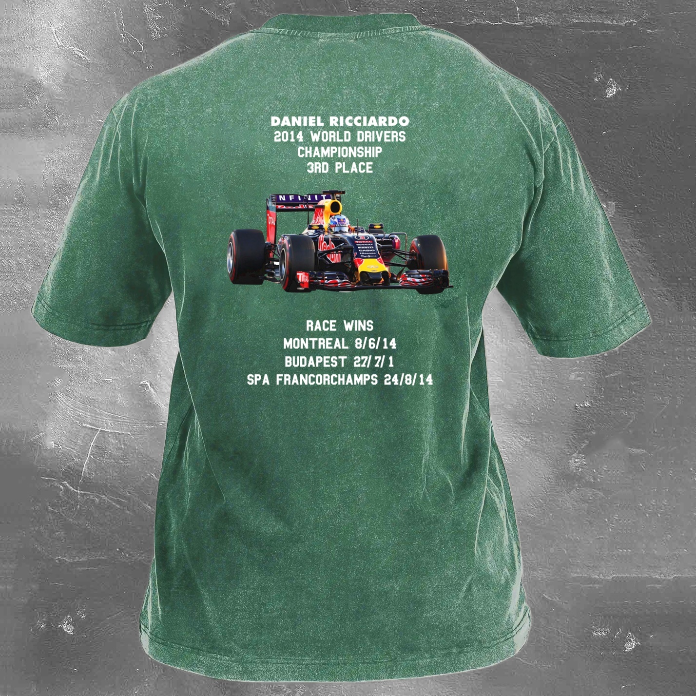 Racing Legend Vintage Cotton Washed T-Shirt 040