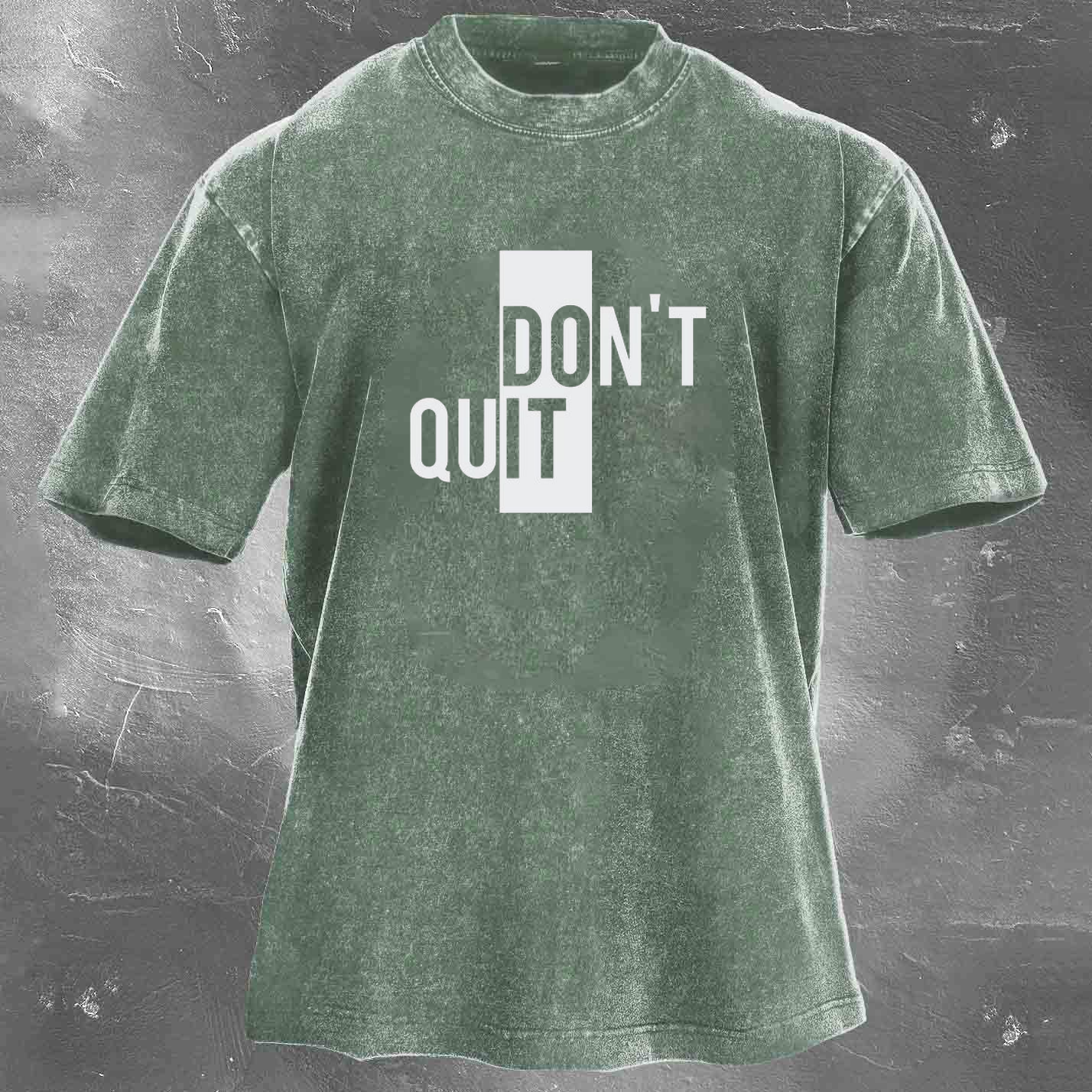 DO IT Men's washed T-shirt