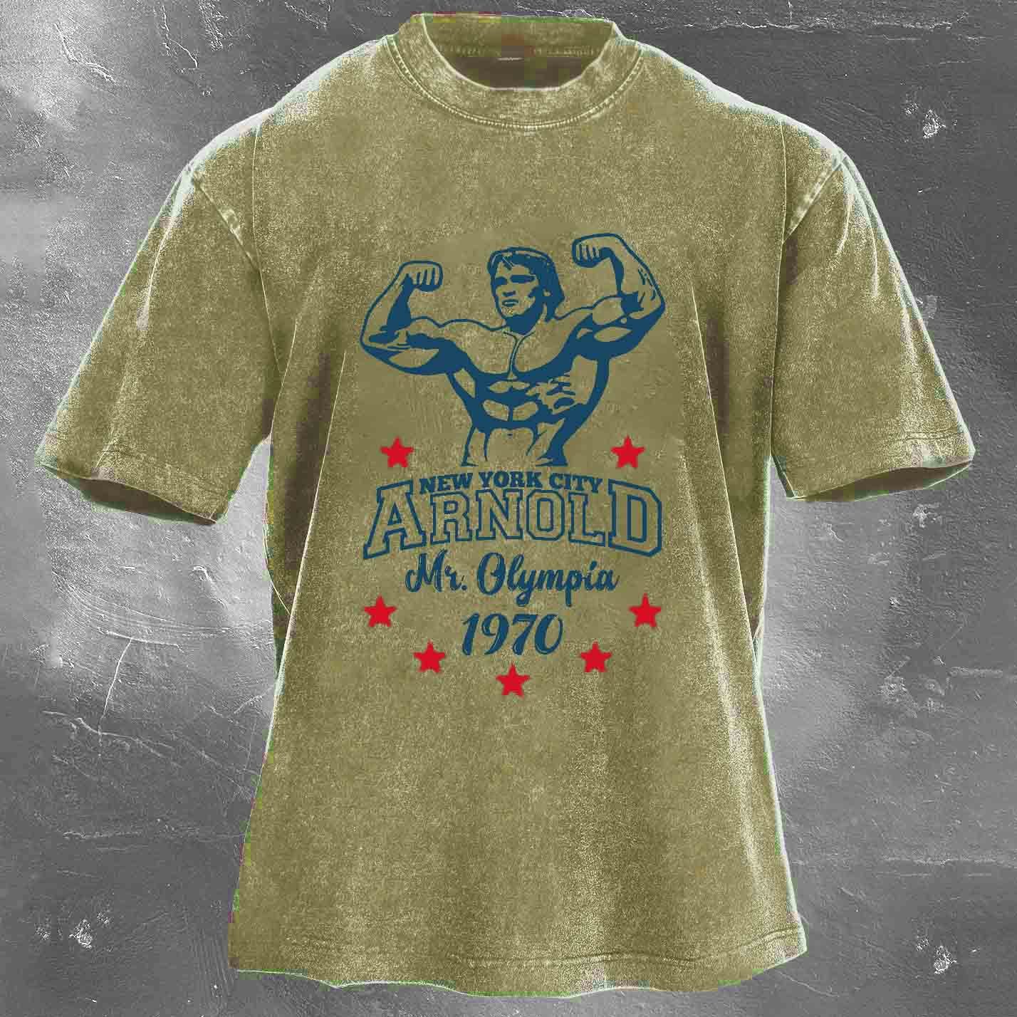 New York City Olympic Men's washed T-shirt