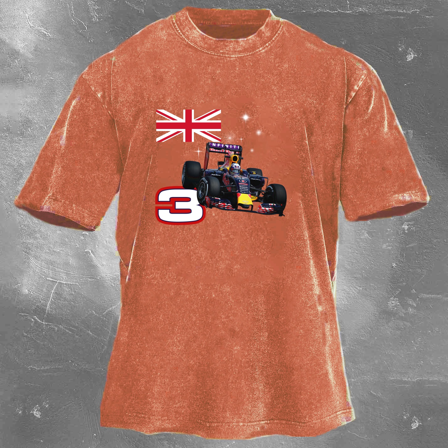 Racing Legend Vintage Cotton Washed T-Shirt 024