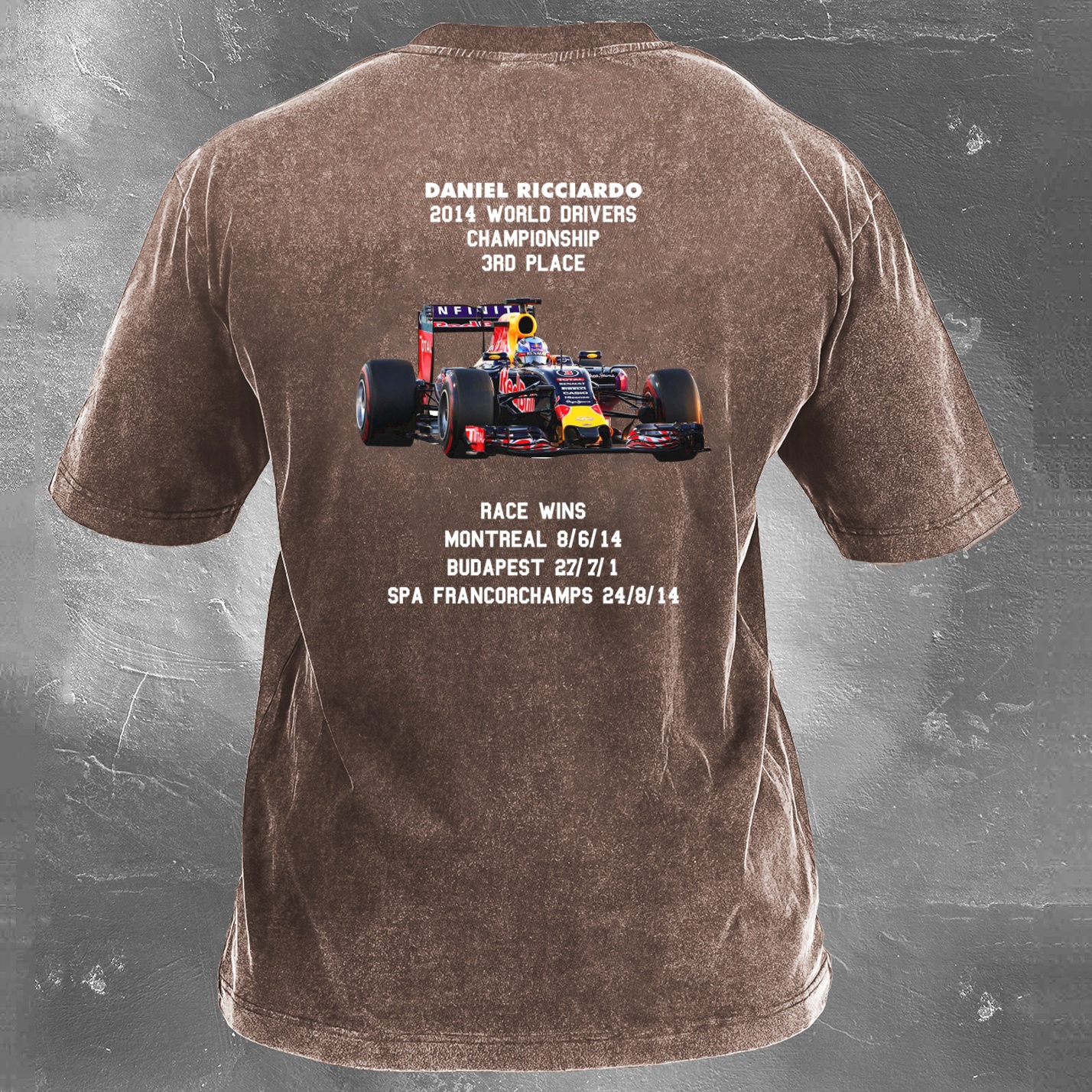 Racing Legend Vintage Cotton Washed T-Shirt 040