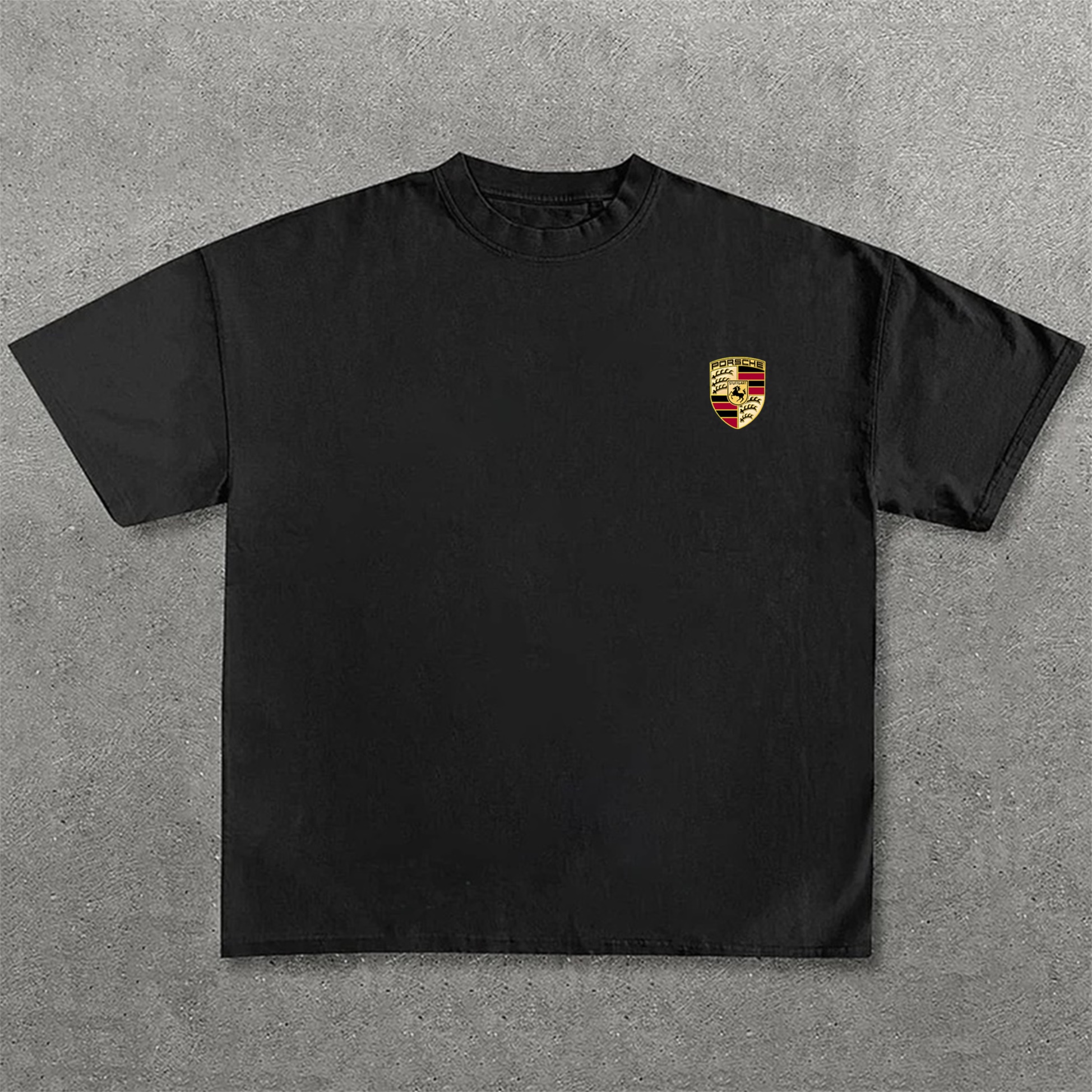 Popular Sports Car Print Pure Cotton Casual T-Shirt 03