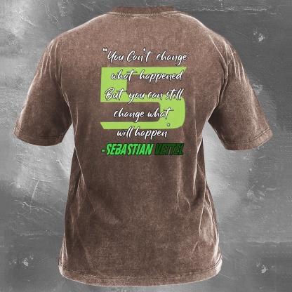 Racing Legend Vintage Cotton Washed T-Shirt 035