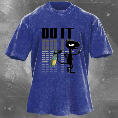 DOIT Men's Washed T-shirt