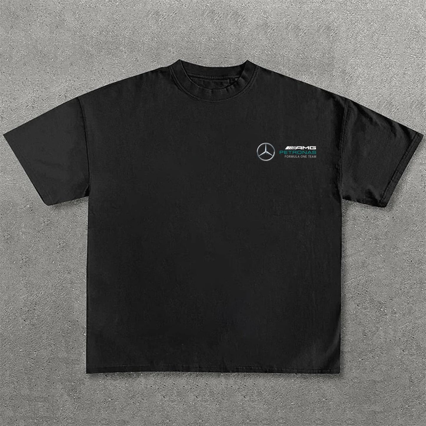 Popular Race Team Street Print Pure Cotton Casual T-Shirt 01