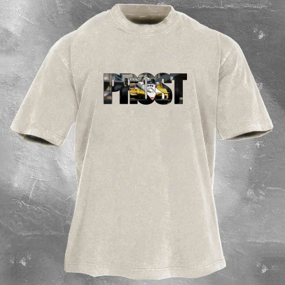 Racing Legend Vintage Cotton Washed T-Shirt 028