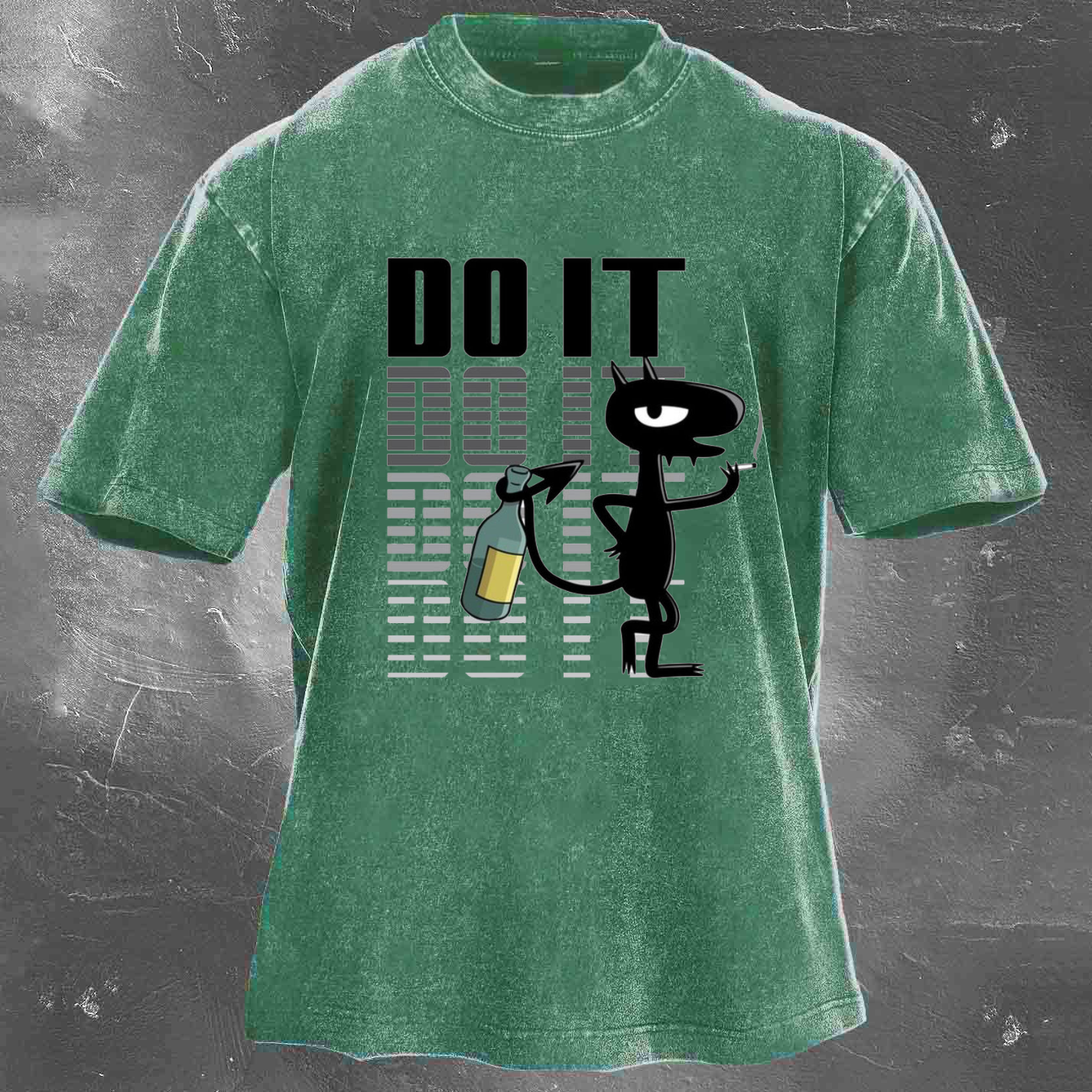 DOIT Men's Washed T-shirt