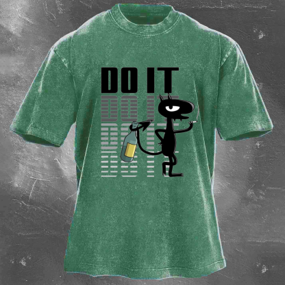 DOIT Men's Washed T-shirt
