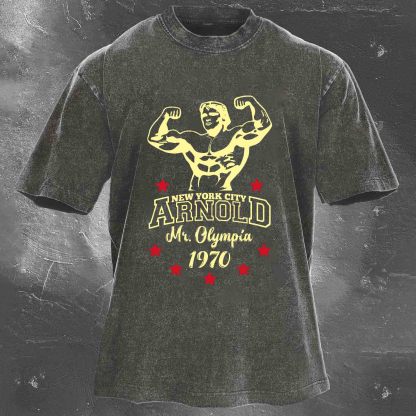 New York City Olympic Men's washed T-shirt