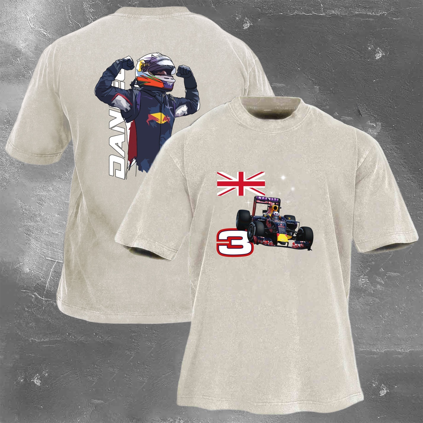 Racing Legend Vintage Cotton Washed T-Shirt 024