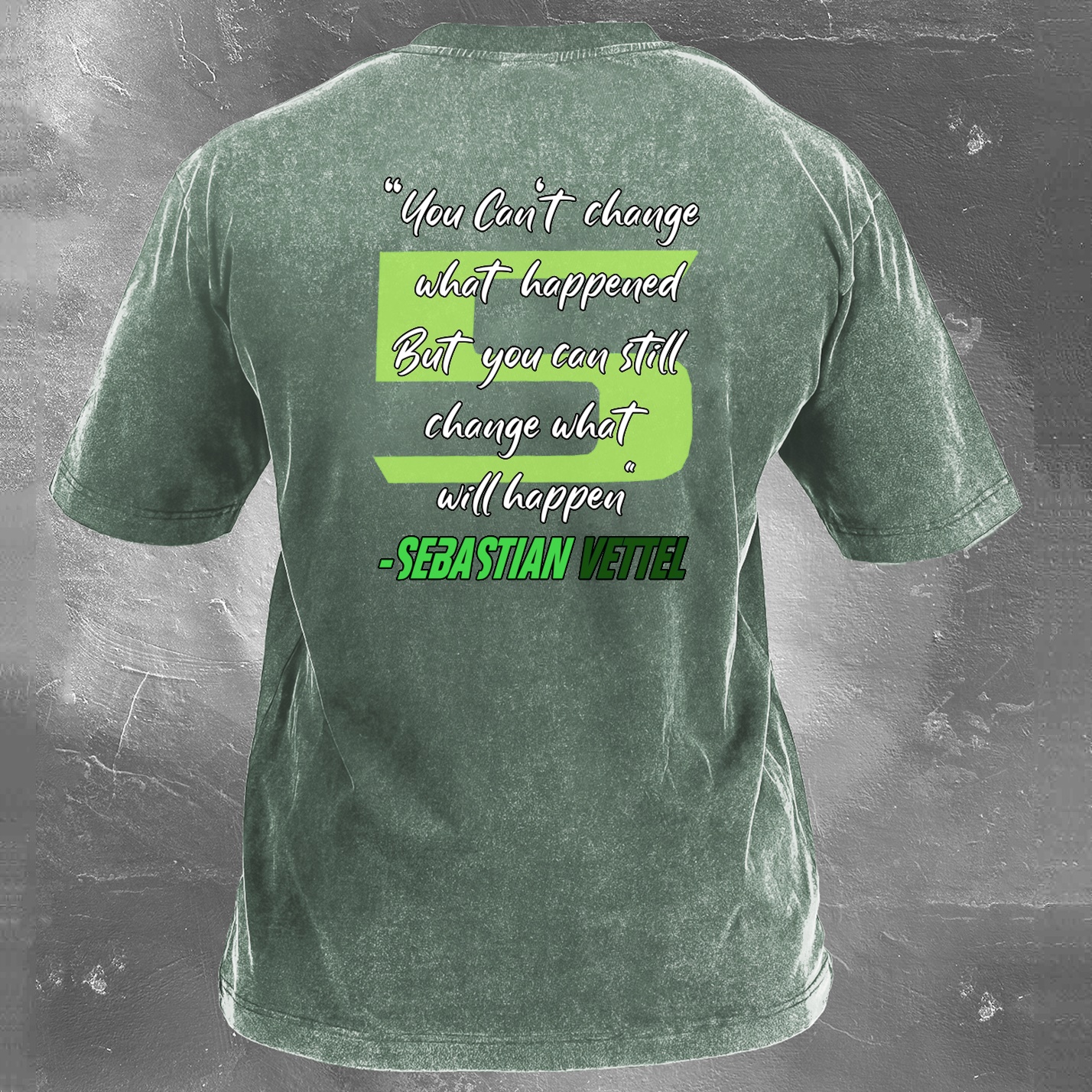 Racing Legend Vintage Cotton Washed T-Shirt 035