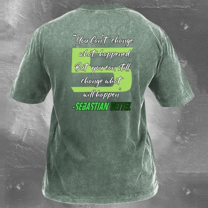 Racing Legend Vintage Cotton Washed T-Shirt 035
