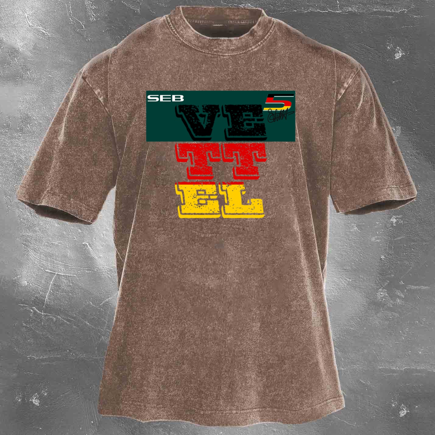 Racing Legend Vintage Cotton Washed T-Shirt 035