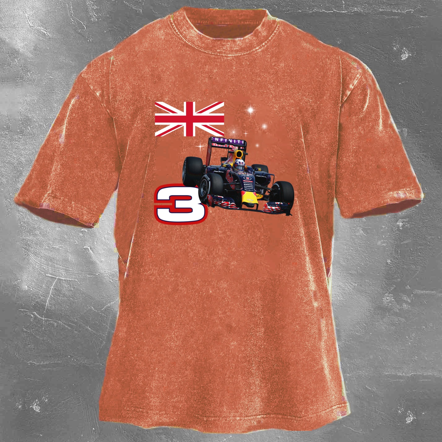 Racing Legend Vintage Cotton Washed T-Shirt 040